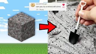 Turning Minecraft Gravel Into Slime