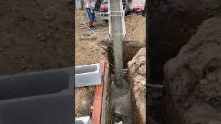 Pouring a Concrete Foundation for a Modern House!