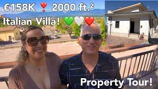 Affordable Italian Home Near Rome & the Sea! €158K, Garden, 2 Units & Olive Trees 