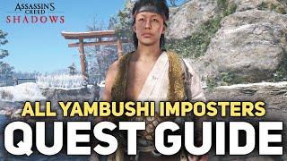 All 9 Assassination Targets - The Yamabushi Imposters Quest Guide - Assassins Creed Shadows