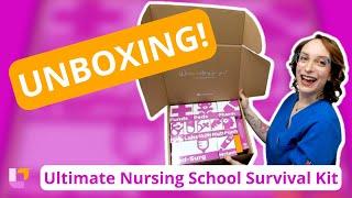 Unboxing - Ultimate Nursing School Survival Kit | @LevelUpRN