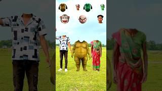 old buddhi+yellow fate dog&cute bro carret head machine with,tu Radha meri main song,#funny