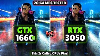 GTX 1660 Ti vs RTX 3050 (8GB) | Aaand The Winner Is? | 20 Games Tested