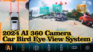 2024 AI 360 Camera Car bird eye view system #360° Around View from carsanbo