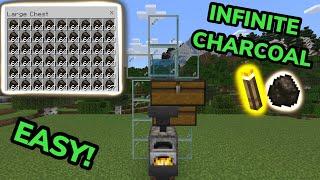 SIMPLE 1.21 CHARCOAL FARM TUTORIAL in Minecraft Bedrock (MCPE/Xbox/PS4/Nintendo Switch/PC)