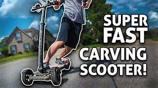 SUPER FAST 3-Wheel CARVING Electric Scooter!! Cycleboard REVIEW