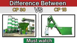 Difference Between CP18 and CP30 Batching Plant||CP18 और CP30 में क्या अंतर है ? @RMCBatchingPlant