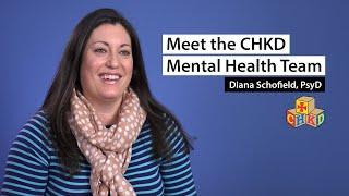 Meet the CHKD Mental Health Team - Diana Schofield, PsyD