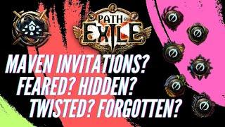 Path Of Exile - Maven Invitations - Feared / Formed / Hidden / Twisted / Forgotten / Elderslayers