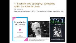 BSA MEDIA Gr. Oliver "Boundaries within the Athenian polis: spatiality and epigraphy"