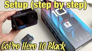 GoPro HERO 10 Black: How to Setup (step by step) - Connect, Update, Pair to GoPro Quik App