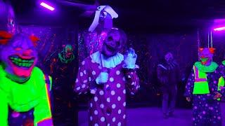 3D Killer Clown House Haunted House POV | Valley Fright Nights in Woodland Hills, CA