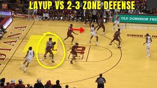 How to beat a 2-3 zone defense