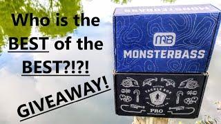 Monsterbass VS Mystery Tackle Box! Fishing Subscription Box Review MB VS MTB