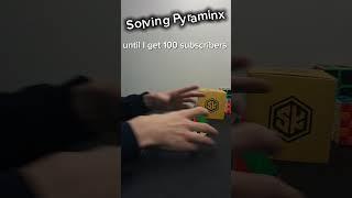 Day 8 Solving Pyraminx |  #speedcube #cubing#pyramix #speedcubing #shorts #ytshorts