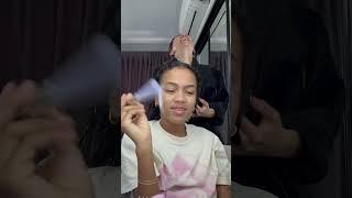 Pt 1. Doing Déjà’s hair. One pony tail & 2 plaits #hairstyle