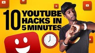 10 YOUTUBE GROWTH HACKS IN 5 MINUTES  (HOW TO GROW A SUCCESSFUL YOUTUBE CHANNEL)