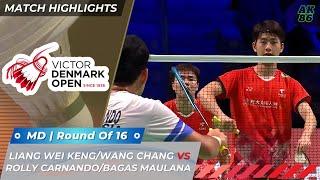 Liang Wei Keng/Wang Chang vs Leo Rolly Carnando/Bagas Maulana | R16 - Denmark Open 2024