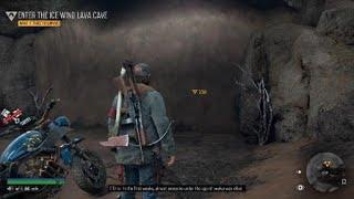 Days Gone:Solid wall blocking icewind lava cave ps4