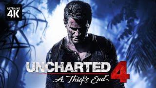 UNCHARTED 4: A THIEF`S END  ИГРОФИЛЬМ [4K PS5]  Фильм Анчартед 4: Путь Вора на Русском