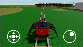 Choo Choo Charles Running Train in Roblox