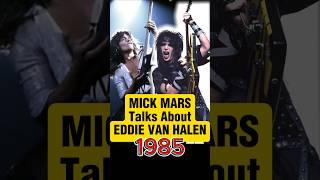 Mick Mars & Eddie Van Halen, Motley Crue 1985 #rocknroll #80smusic  #classicrock