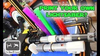 Star Wars | Build your own Lightsaber Custom Printed Pieces | Creality CR-10 3d Printer Review