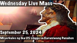 Quiapo Church Live Mass Today September 25, 2024 Wednesday