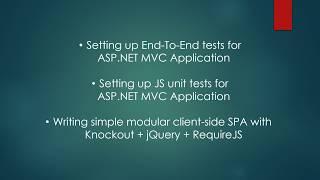 E2E Testing ASP.NET MVC application with Protractor