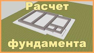 Расчет фундамента дома по несущей способности