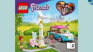 41443 Olivia's Electric Car LEGO® Friends Manual at the Brickmanuals Instruction Archive