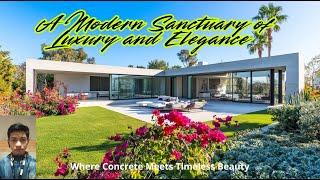 "Modern Eco-Friendly Luxury: Concrete House with Open Interiors"  #ecofriendlydesign #hometour2025