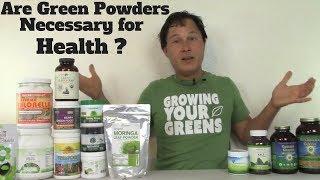 Are Green Powder Super Foods Necessary for Health ?