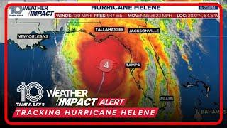 HURRICANE HELENE UPDATE: Storm makes landfall in Florida as a Category 4 storm