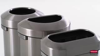 Rubbermaid Commercial Products Refine Trash Can