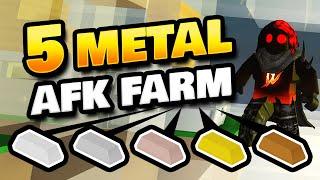 How to AFK Farm Gold, Bronze, Copper, Steel, Iron & Coal in Roblox Islands