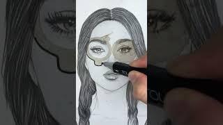 KAAYBA fashion school / Drawing a fashion girl / Chiroyli qiz rasmini chizish