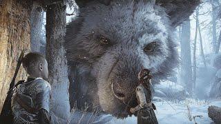 Fen Being a Good Doggo | God of War Ragnarok all Fenrir Scenes