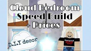 Adopt Me Cloud Bedroom SPEED BUILD// With Prices