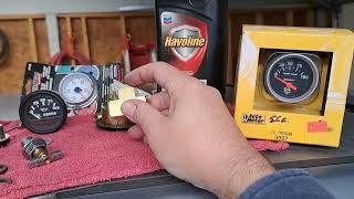 Honda Oil change, temp and pressure gauge set up.