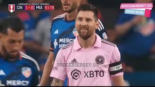 Messi Unbelievable  Inter Miami vs Cincinnati 3 3 Penalty Shootout 5 4  Extended Hіghlіghts & Goals