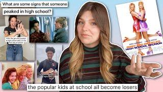 "peaking in high school" & dreading class reunions | Internet Analysis