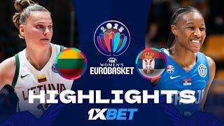 Lithuania  takes down Serbia  to remain perfect at FIBA #EuroBasketWomen 2025