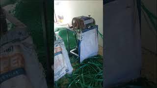 Green pet plastic strip cutter