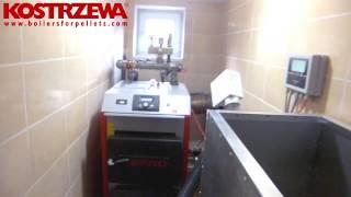 KOSTRZEWA wood stowe Defro and Platinum Bio pellet burner