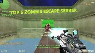 Counter Strike 1.6 TOP 5 Zombie Escape Servers 2023