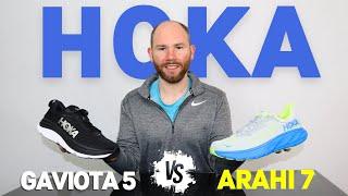 Hoka Stability Shoes Compared: Gaviota 5 vs. Arahi 7 Breakdown