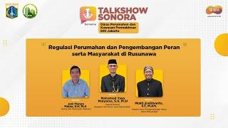 Regulasi Perumahan dan Pengembangan Peran serta Masyarakat Rusunawa || Talkshow Sonora