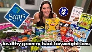 Healthy Sam's Club Grocery Haul | WeightWatchers Points & Calories | Weight Loss Journey