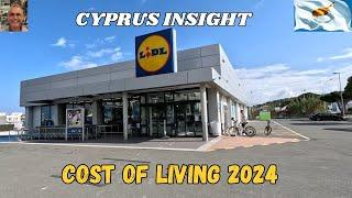 Cost of Living in Cyprus 2024 - Supermarket Shopping.